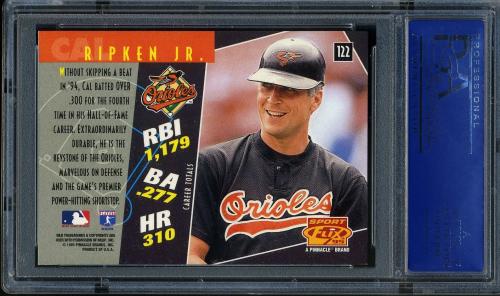 1995 Sportflix Artist's Proofs #122 Cal Ripken PSA 10 #14103860 - Back