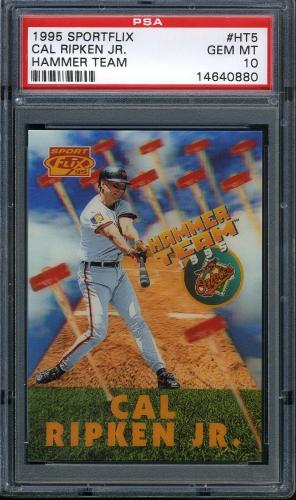 1995 Sportflix Hammer Team #HT5 Cal Ripken PSA 10 #14640880