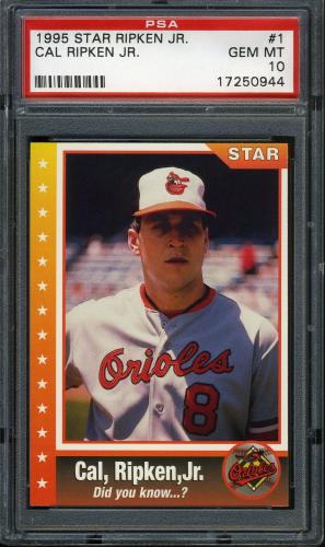 1995 Star Ripken 080 #001 Cal Ripken-Did you know...? PSA 10 #17250944