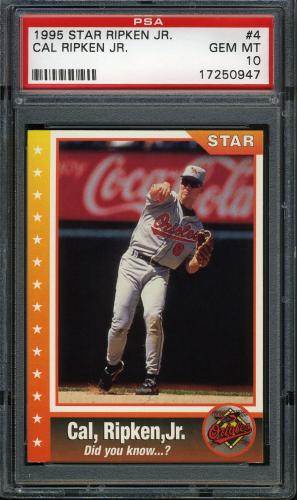 1995 Star Ripken 080 #004 Cal Ripken-Did you know...? PSA 10 #17250947