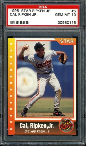 1995 Star Ripken 080 #005 Cal Ripken-Did you know...? PSA 10 #30980115