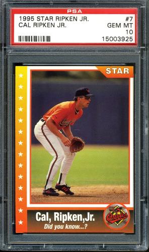 1995 Star Ripken 080 #007 Cal Ripken-Did you know...? PSA 10 #15003925