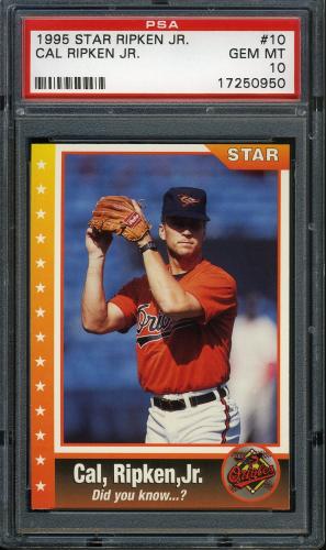1995 Star Ripken 080 #010 Cal Ripken-Did you know...? PSA 10 #17250950