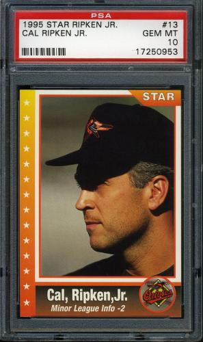 1995 Star Ripken 080 #013 Cal Ripken-Minor League Info PSA 10 #17250953