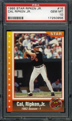 1995 Star Ripken 080 #016 Cal Ripken-1983 Season-1 PSA 10 #17250956
