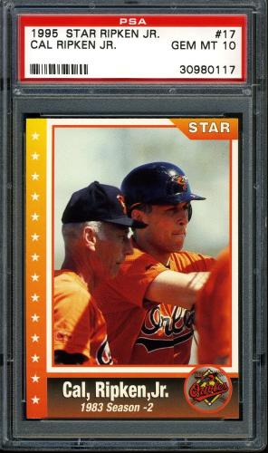 1995 Star Ripken 080 #017 Cal Ripken-1983 Season-2 PSA 10 #30980117
