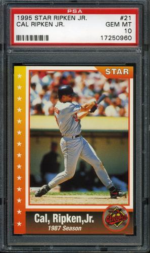 1995 Star Ripken 080 #021 Cal Ripken-1987 Season PSA 10 #17250960