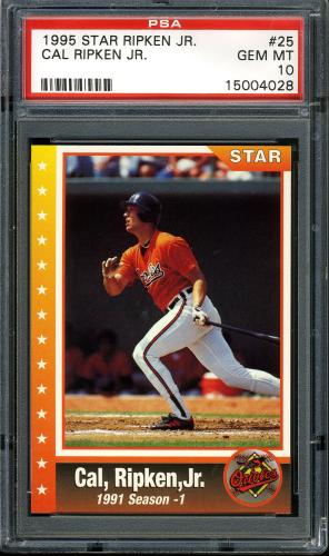1995 Star Ripken 080 #025 Cal Ripken-1991 Season-1 PSA 10 #15004028