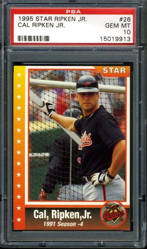 1995 Star Ripken 080 #026 Cal Ripken-1991 Season-4 PSA 10 #15019913