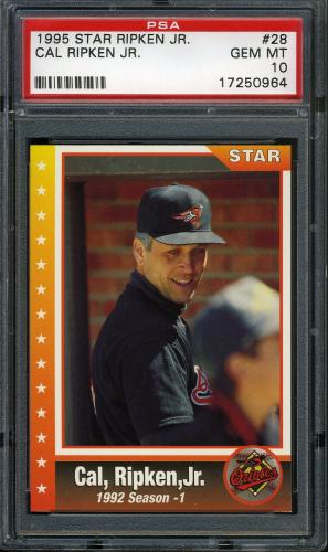 1995 Star Ripken 080 #028 Cal Ripken-1992 Season-1 PSA 10 #17250964