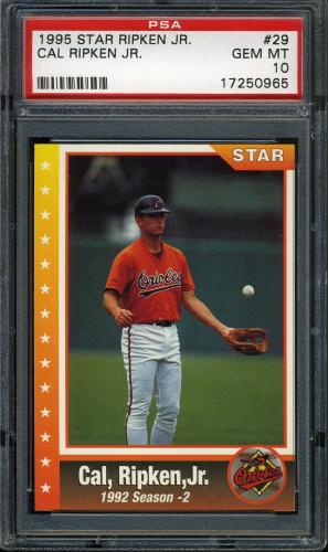 1995 Star Ripken 080 #029 Cal Ripken-1992 Season-2 PSA 10 #17250965