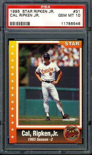 1995 Star Ripken 080 #031 Cal Ripken-1993 Season-2 PSA 10 #11786546