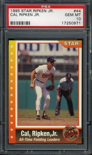 1995 Star Ripken 080 #044 Cal Ripken-All-Time Fielding Leaders PSA 10 #17250971
