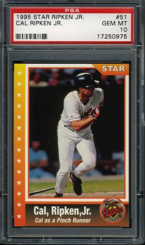 1995 Star Ripken 080 #051 Cal Ripken-Cal as a Pinch Runner PSA 10 #17250975