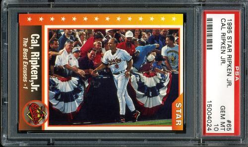 1995 Star Ripken 080 #065 Cal Ripken-The Best Excuses-1 PSA 10 #15004024