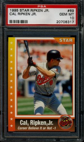 1995 Star Ripken 080 #069 Cal Ripken-Career Believe It or Not-1 PSA 10 #20708317