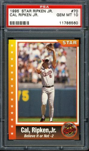 1995 Star Ripken 080 #070 Cal Ripken-Believe It or Not-2 PSA 10 #11786560