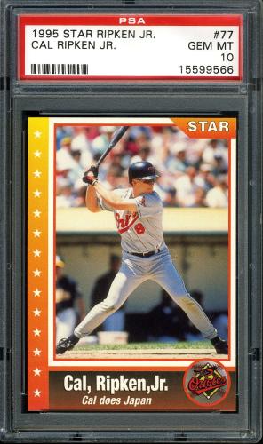 1995 Star Ripken 080 #077 Cal Ripken-Cal does Japan PSA 10 #15599566