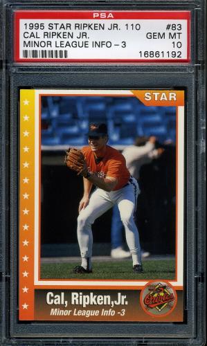 1995 Star Ripken 110 #083 Cal Ripken, Jr. PSA 10 #16861192