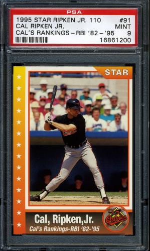 1995 Star Ripken 110 #091 Cal Ripken, Jr. PSA 9 #16861200