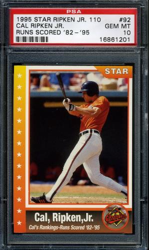 1995 Star Ripken 110 #092 Cal Ripken, Jr. PSA 10 #16861201