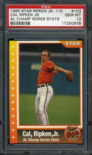 1995 Star Ripken 110 #103 Cal Ripken, Jr. PSA 10 #17250978