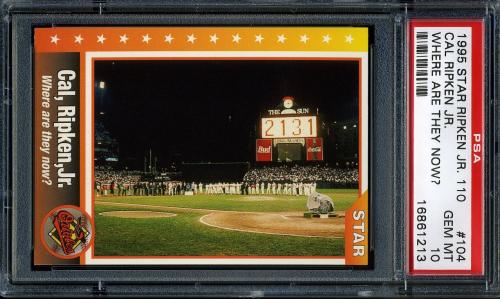 1995 Star Ripken 110 #104 Cal Ripken, Jr. PSA 10 #16861213