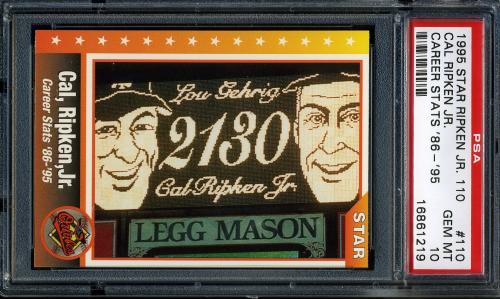 1995 Star Ripken 110 #110 Cal Ripken, Jr. PSA 10 #16861219