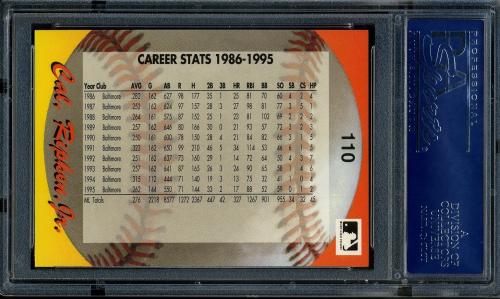 1995 Star Ripken 110 #110 Cal Ripken, Jr. PSA 10 #16861219 - Back
