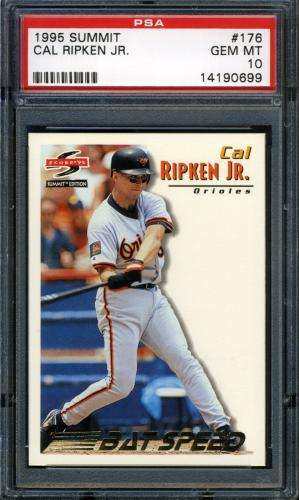 1995 Summit #176 Cal Ripken BAT PSA 10 #14190699