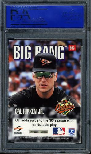 1995 Summit Big Bang #BB3 Cal Ripken PSA 9 #11786164 - Back