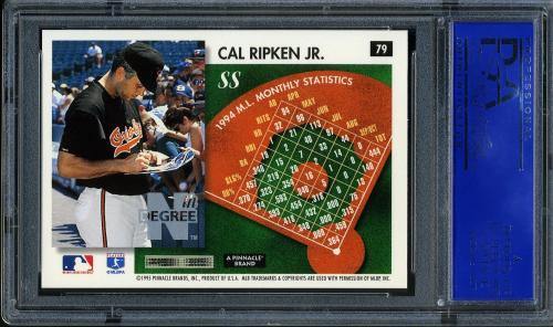 1995 Summit Nth Degree #079 Cal Ripken PSA 10 #11786165 - Back
