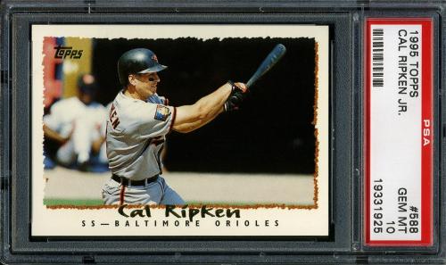 1995 Topps #588 Cal Ripken PSA 10 #19331925