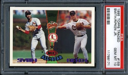 1995 Topps Traded #159 C.Ripken/O.Smith AS PSA 10 #11786171