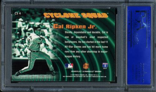 1995 UC3 Cyclone Squad #CS4 Cal Ripken PSA 9 #30980131 - Back