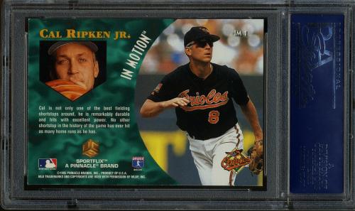 1995 UC3 In Motion #IM1 Cal Ripken PSA 10 #20966863 - Back