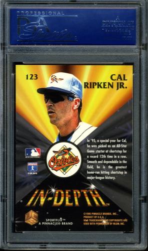 1995 UC3 #123 Cal Ripken ID PSA 10 #16387724 - Back
