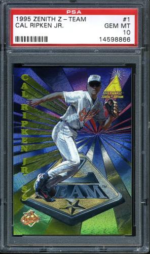 1995 Zenith Z-Team #1 Cal Ripken PSA 10 #14598866
