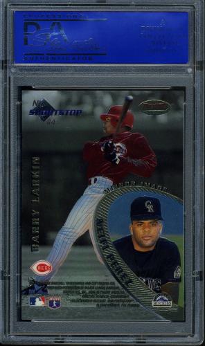1996 Bowman's Best Mirror Image #4 C.Ripken/Larkin/Bellhorn PSA 10 #11786193 - Back