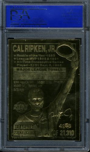 1996 Bleachers Cal Ripken(Diamond Star)-1996 21,310 PSA 9 #11788950 - Back