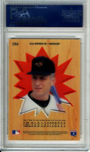 1996 Collector's Choice Crash the Game Exchange #CR4 Cal Ripken PSA 10 #21437268 - Back