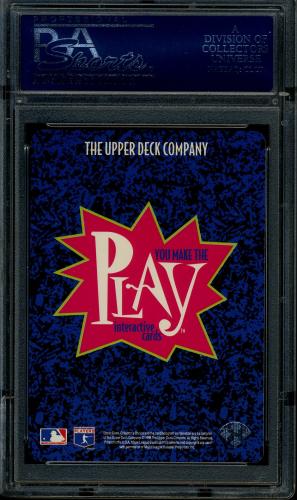 1996 Collector's Choice You Make the Play Gold Signature #33A Cal Ripken (Double) PSA 10 #20578127 - Back