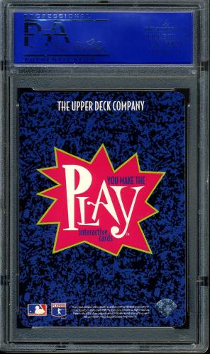 1996 Collector's Choice You Make the Play #33A Cal Ripken (Double) PSA 10 #11786212 - Back