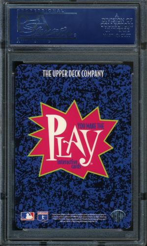 1996 Collector's Choice You Make the Play Gold Signature #33 Cal Ripken (Home Run) PSA 9 #30980146 - Back