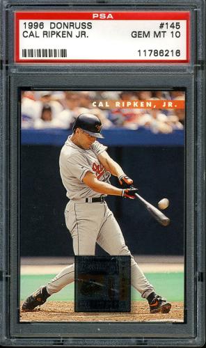 1996 Donruss #145 Cal Ripken PSA 10 #11786216