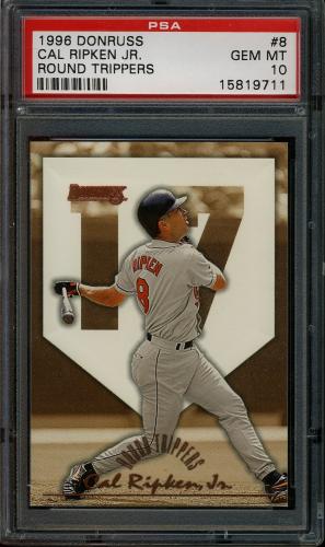 1996 Donruss Round Trippers #8 Cal Ripken PSA 10 #15819711