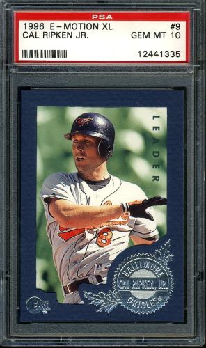 1996 Emotion-XL #9 Cal Ripken PSA 10 #12441335