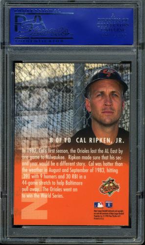 1996 Emotion-XL N-Tense #8 Cal Ripken PSA 10 #40334839 - Back