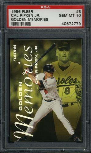 1996 Fleer Golden Memories #8 Cal Ripken PSA 10 #40672779
