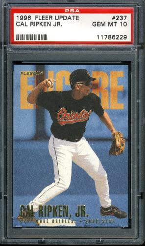 1996 Fleer Update #U237 Cal Ripken ENC PSA 10 #11786229